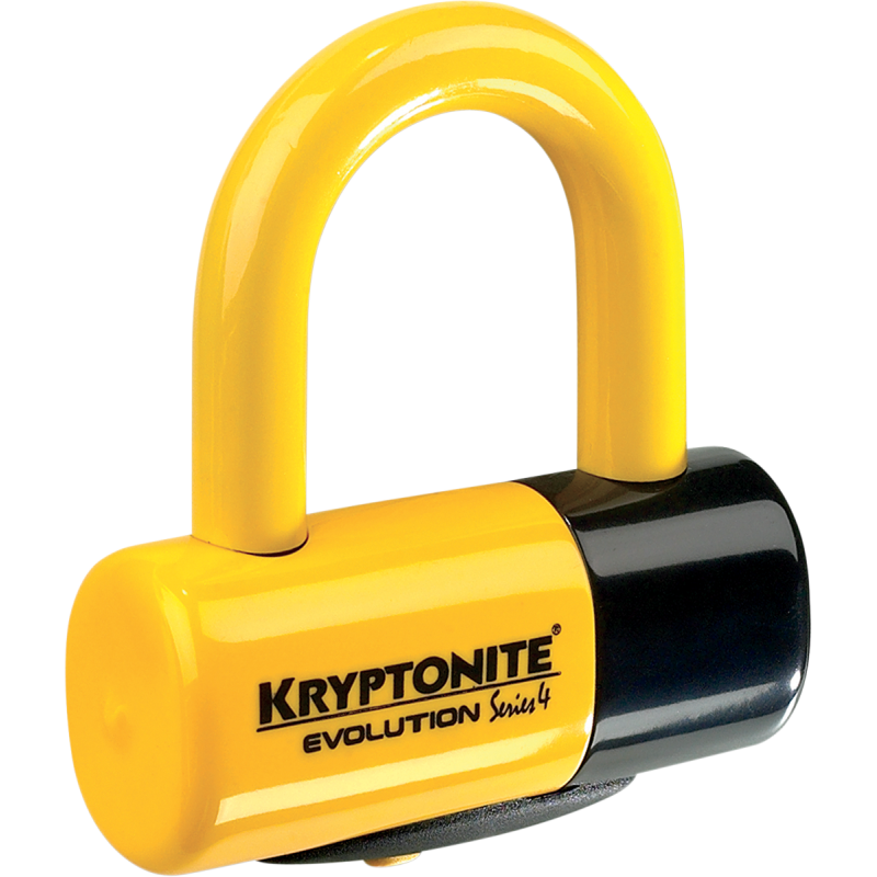 KRYPTONITE EVO 4 14MM DISC LOCK-YELLOW