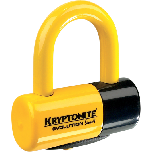 KRYPTONITE EVO 4 14MM DISC LOCK-YELLOW