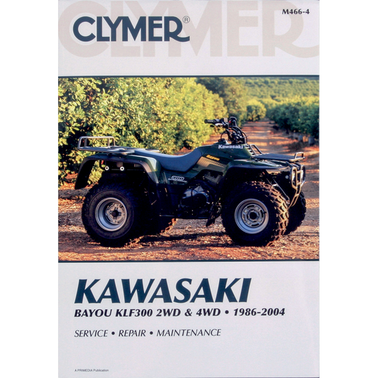 CLYMER 86-04 KAW BAYOU KLF300 2WD & 4WD MANUAL