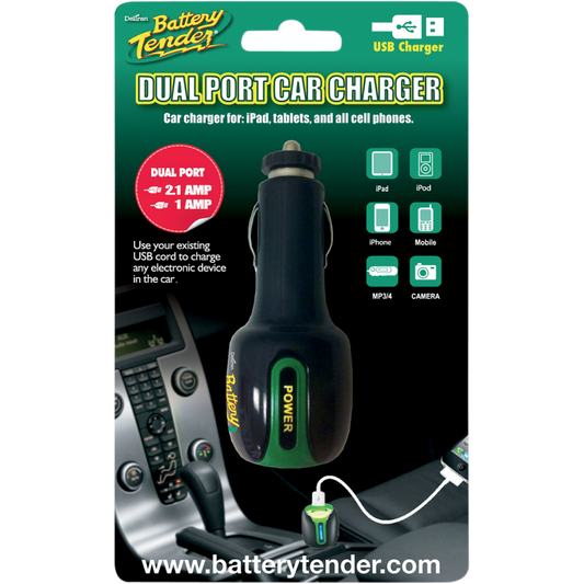 BATTERY TENDER CHARGER,DUAL PORT USB