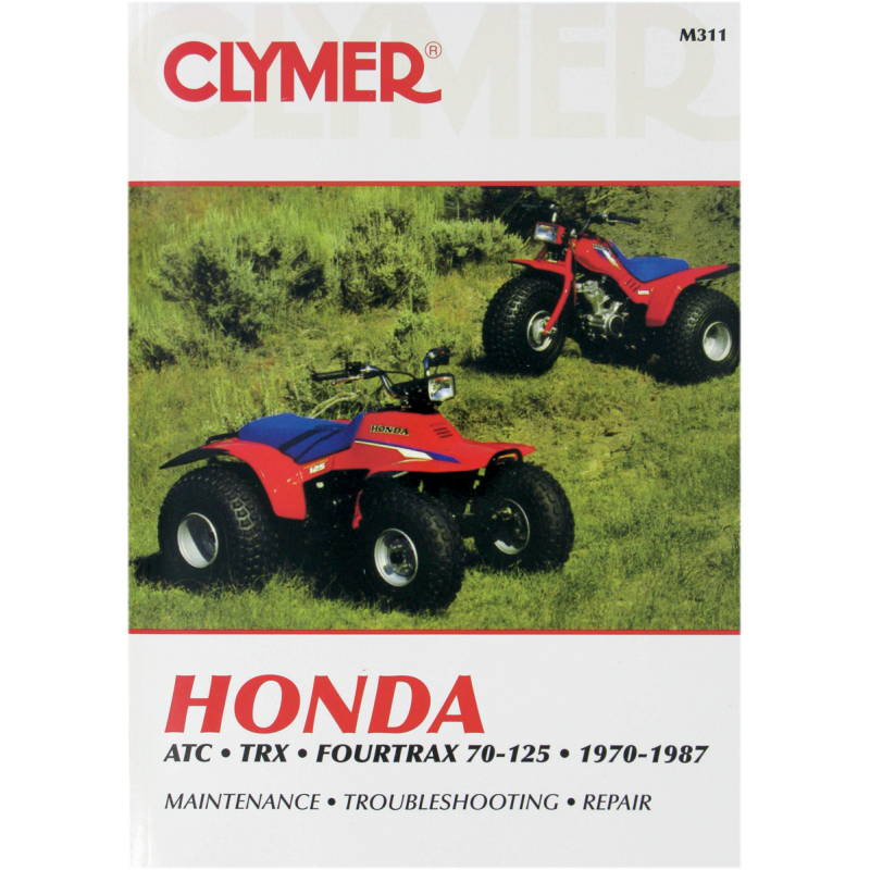 CLYMER 70-87 HONDA TRX 4 TRAX 70-125 MANUAL