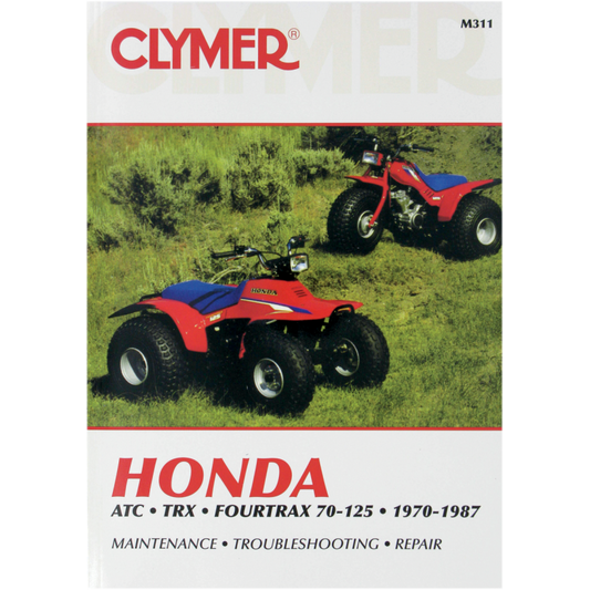 CLYMER 70-87 HONDA TRX 4 TRAX 70-125 MANUAL