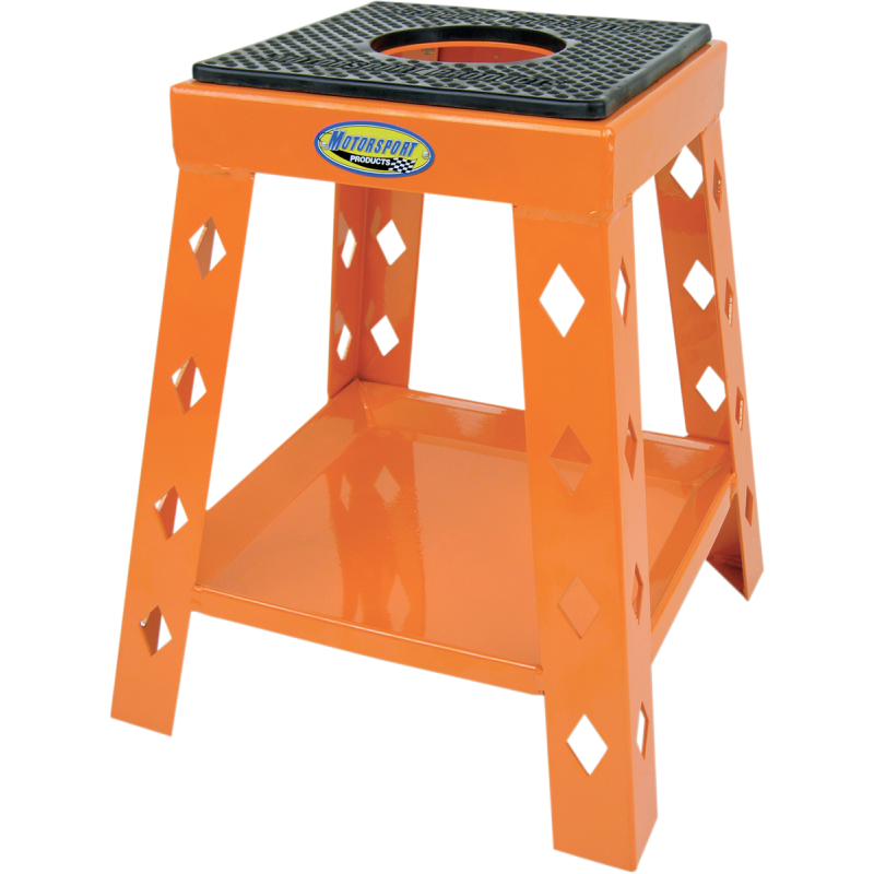 MOTORSPORT PRODUCTS DIAMOND MOTO STAND ORANGE/NO OIL TUB