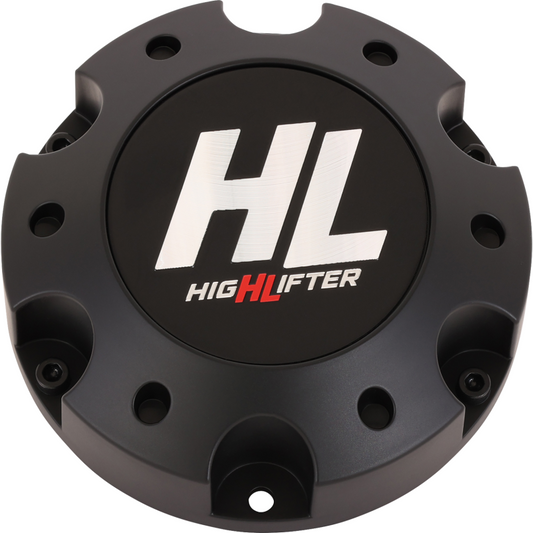 HIGHLIFTER HL CENTER CAP LARGE (BOLT IN) MATTE BLACK W1