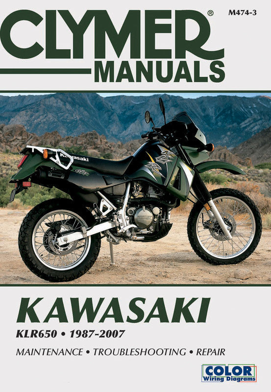 CLYMER 87-07 KAWASAKI KLR650 MANUAL