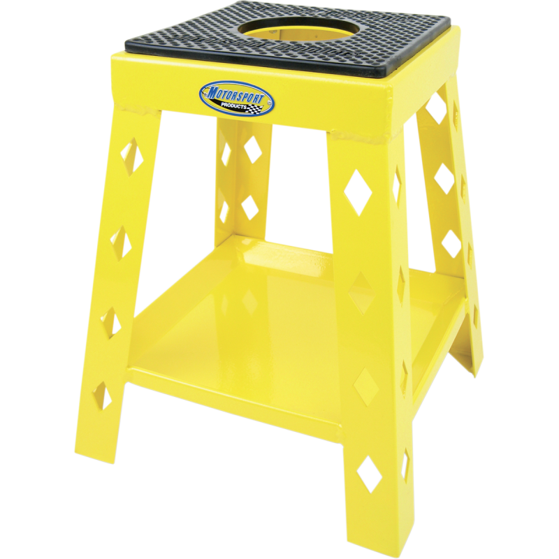 MOTORSPORT PRODUCTS DIAMOND MOTO STAND YELLOW/NO OIL TUB