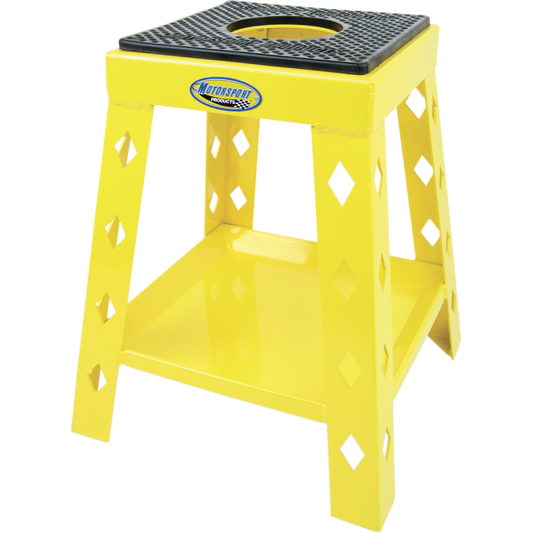 MOTORSPORT PRODUCTS DIAMOND MOTO STAND YELLOW/NO OIL TUB