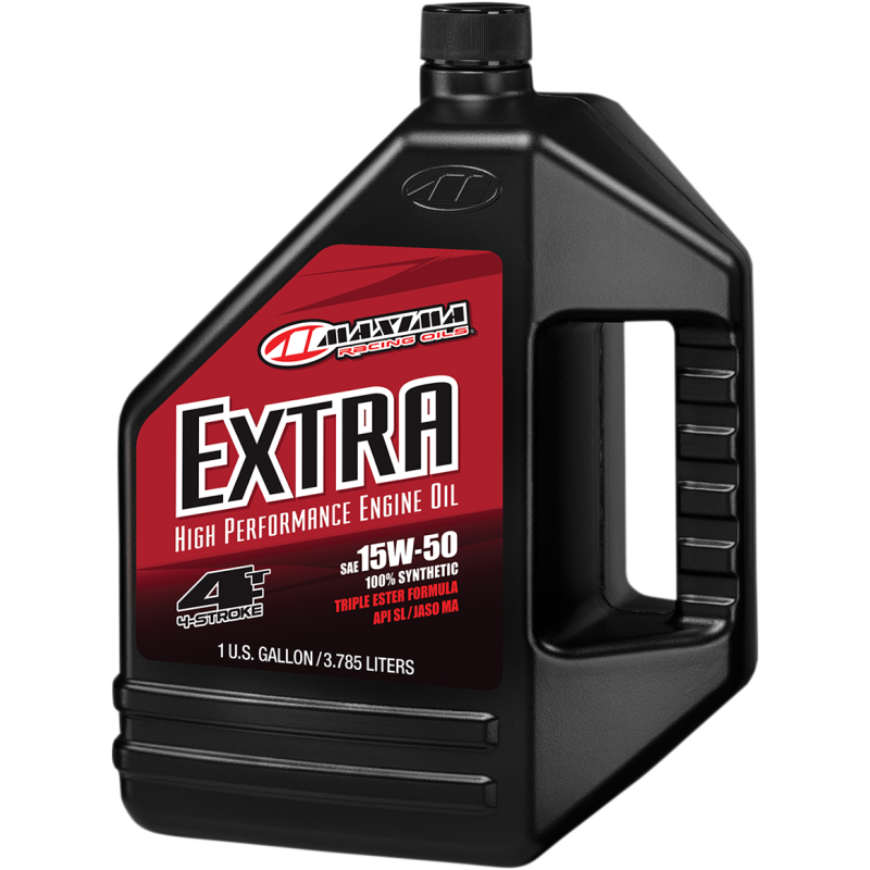 MAXIMA RACING OIL MAXUM4 EXTRA 100% SYN 15W50 128OZ/3.8L