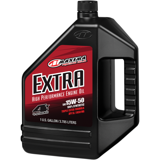 MAXIMA RACING OIL MAXUM4 EXTRA 100% SYN 15W50 128OZ/3.8L