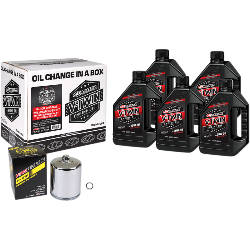 MAXIMA RACING OIL KIT OIL CHANGE QK SYN MIL 8 CHR