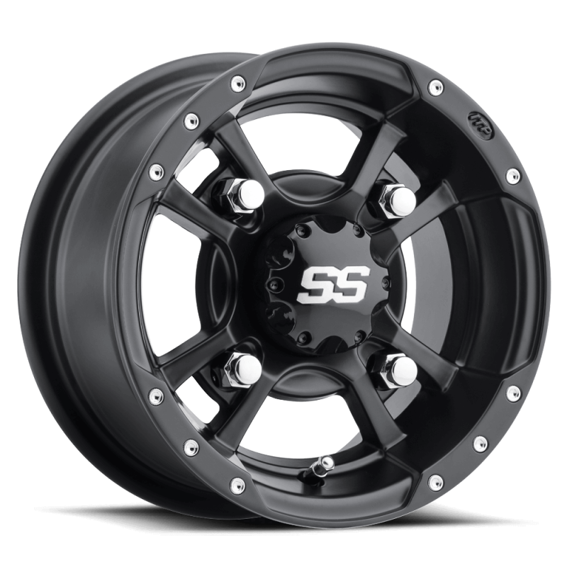 ITP SS112 SPORT WHEEL 10X5 4/144 3.2 FRONT MATTE-BLACK