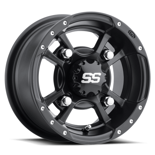 ITP SS112 SPORT WHEEL 10X5 4/144 3.2 FRONT MATTE-BLACK