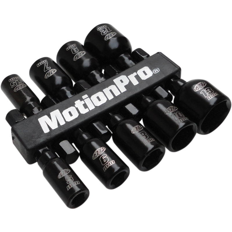 MOTION PRO MAG NUT DRIVE SET (5mm, 5.5mm, 6mm - 10mm, 12mm, 13mm TOOL