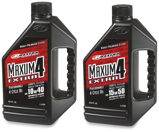 MAXIMA RACING OIL MAXUM4 EXTRA 100% SYN 10W40 128OZ/3.8L