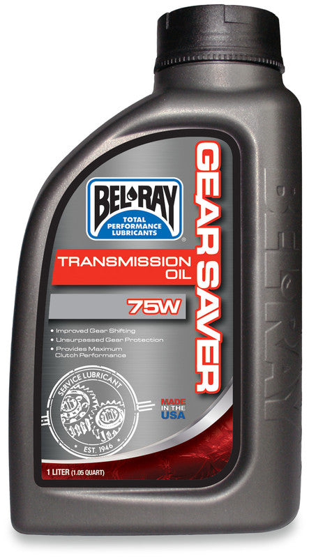 BEL-RAY (CS/12) GEAR SAVER TRANS OIL 75W 1 LITER