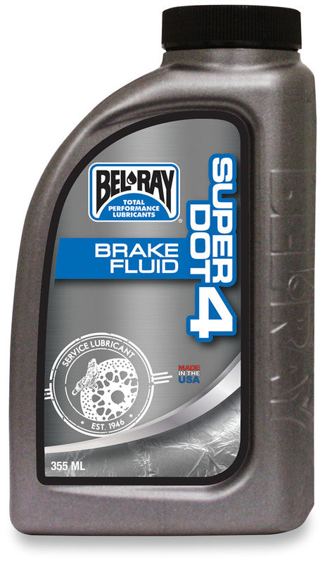 BEL-RAY SUPER DOT 4 BRAKE FLUID- .355L/12oz