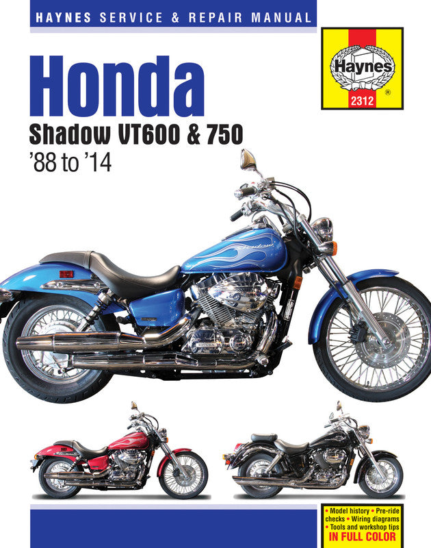 HAYNES HAYNES HONDA SHADOW VT600/750 88-14