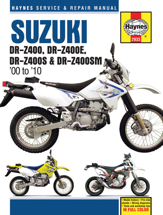 HAYNES HAYNES SUZUKI DR-Z400/DR-Z400E/DR-Z400S/DR-Z400SM 00-10