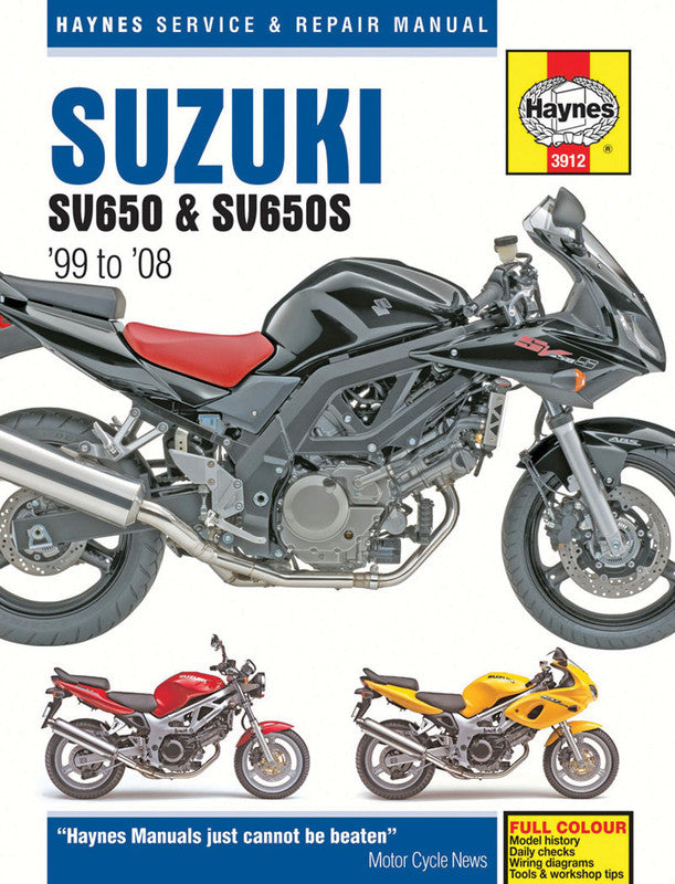 HAYNES HAYNES SUZUKI SV650/SV650S 99-08