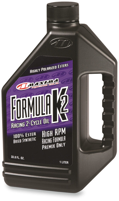 MAXIMA RACING OIL FORMULA K2 100% SYN 2-CYCLE OIL- 1 LITER