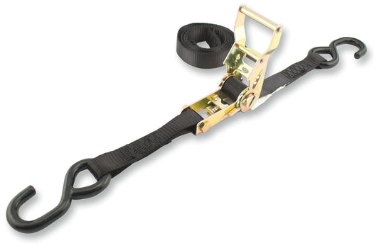 ERICKSON 1"x6' BLACK RATCHET TIE-DOWN (2000LB)