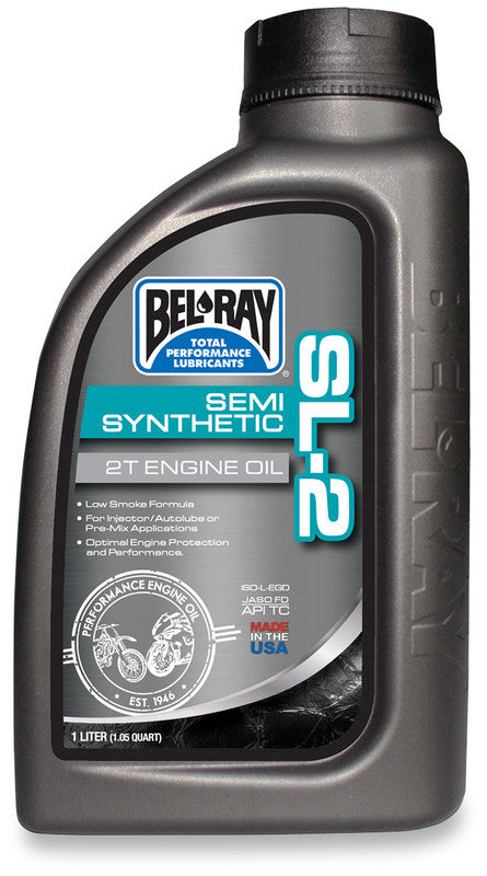 BEL-RAY (CS/12) SL2 SEMI-SYN 2 STK OIL 1 LITER