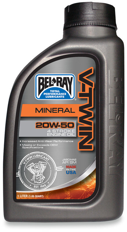 BEL-RAY (CS/12) V-TWIN 20W50 1 LITRE