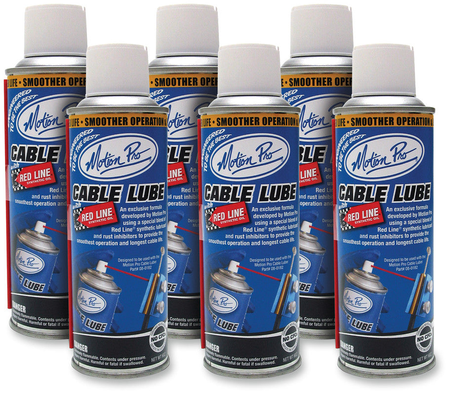 MOTION PRO CABLE LUBE CASE OF 6 (6 OZ CANS)