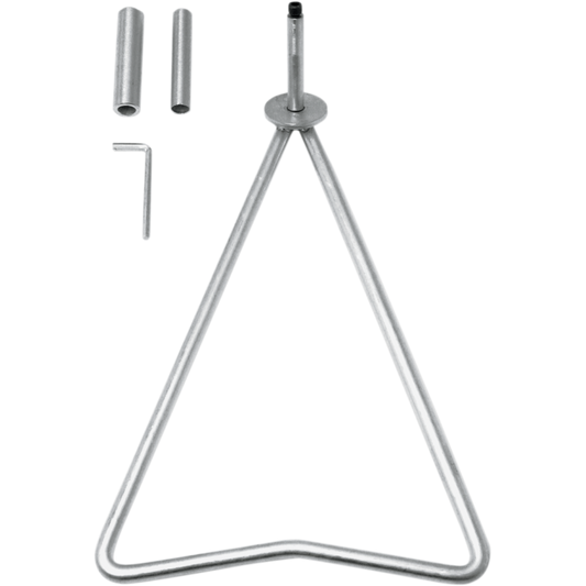 MOTORSPORT PRODUCTS STEEL TRIANGLE STAND SILVER