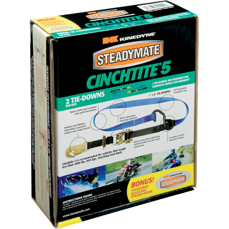 STEADYMATE STEADYMATE CINCHTITE 5 1000 LBS 2 PACK