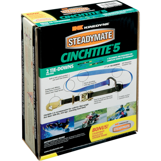 STEADYMATE STEADYMATE CINCHTITE 5 1000 LBS 2 PACK