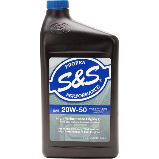 S&S CYCLE (CS/12) S&S OIL 20W50 SYN 1 QT