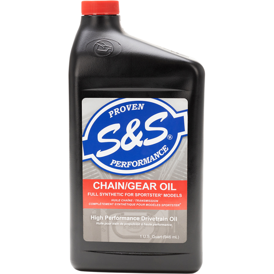 S&S CYCLE (CS/12) S&S SYN CHAIN/GEAR OIL 1 QT