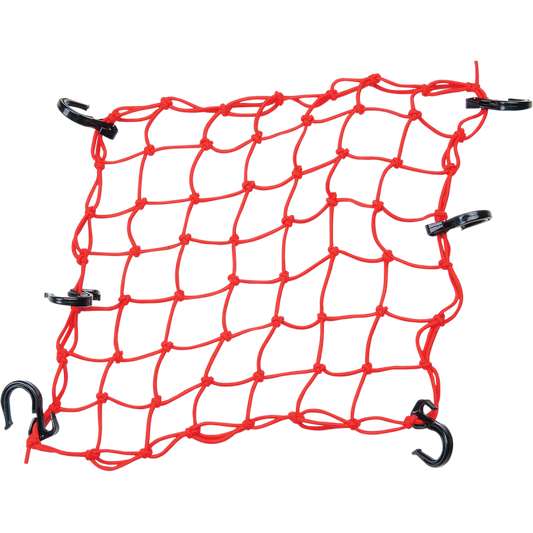 POWERTYE MFG. ADJSUTABLE CARGO NET RED (EA)