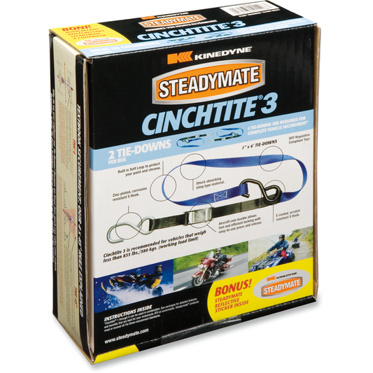 STEADYMATE STEADYMATE CINCHTITE 3 835 LBS 2 PACK