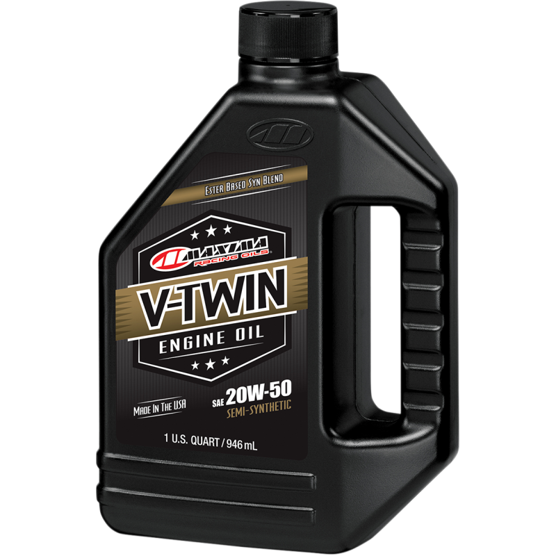 MAXIMA RACING OIL (CS/12) V-TWIN SEMI SYNTH 20W50 32oz