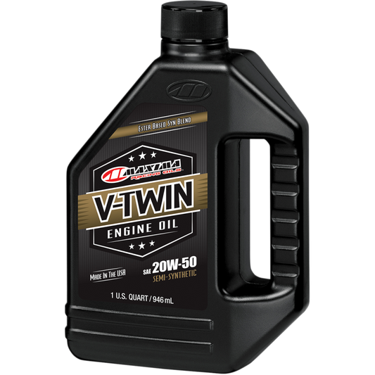 MAXIMA RACING OIL (CS/12) V-TWIN SEMI SYNTH 20W50 32oz