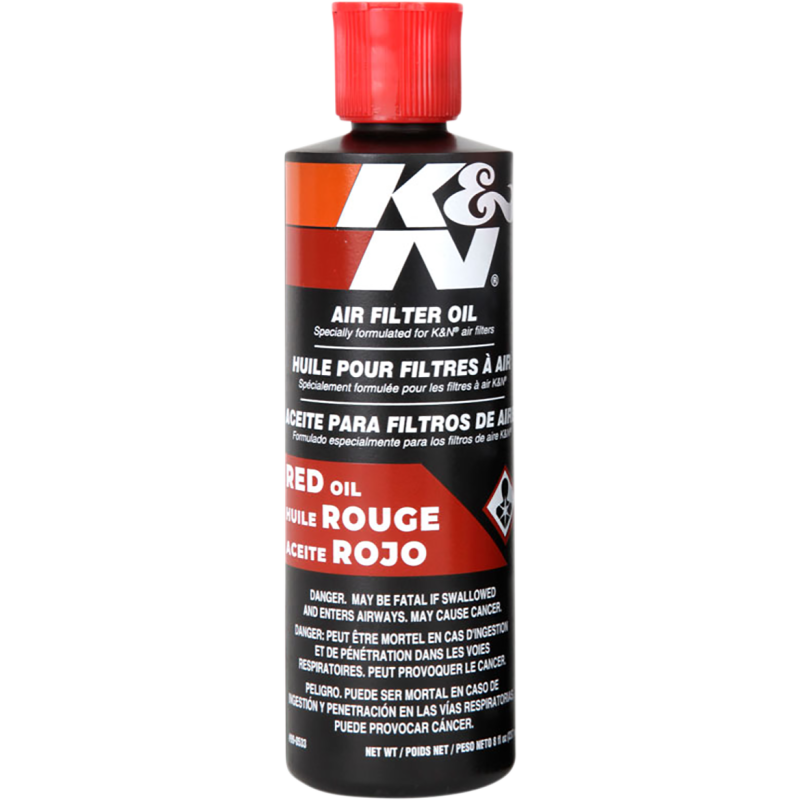 K & N 8 OZ SQUEEZE BOTTLE FILTERCHARGER OIL