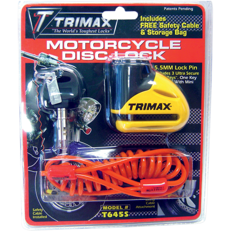 TRIMAX DISC LOCK YELLOW