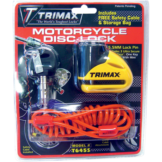 TRIMAX DISC LOCK YELLOW