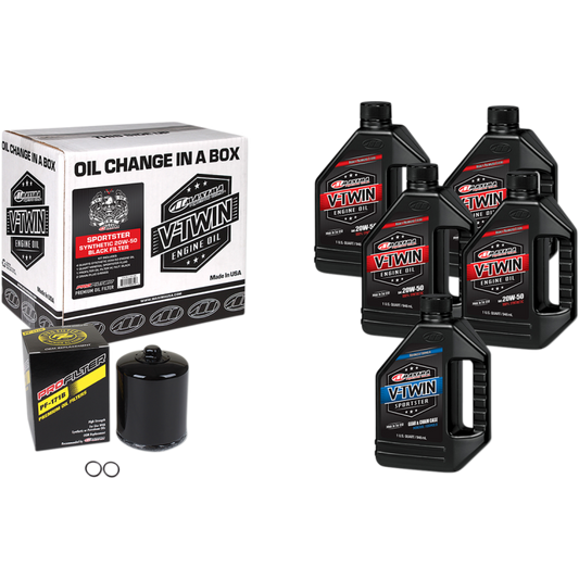 MAXIMA RACING OIL KIT OIL CHANGE SYN XL BLK