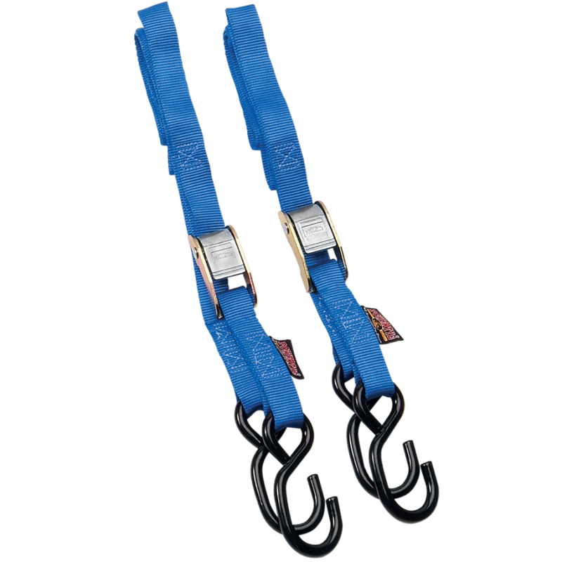 POWERTYE MFG. 1" STANDARD TIE DOWNS BLUE (PR)