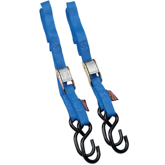 POWERTYE MFG. 1" STANDARD TIE DOWNS BLUE (PR)