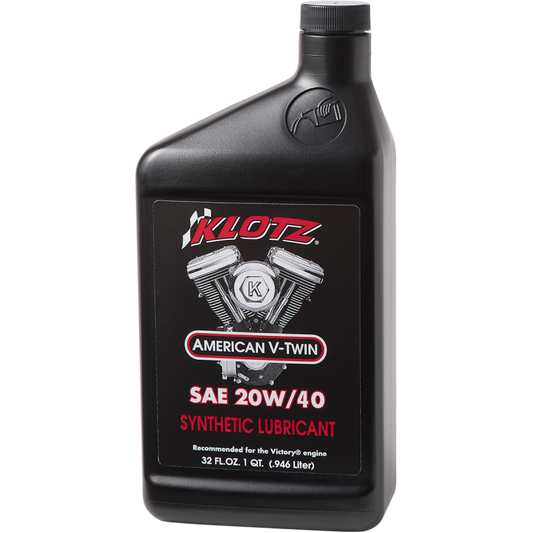 KLOTZ OIL (CS/10) AMER V-TWIN SYN 20W40 .946 L