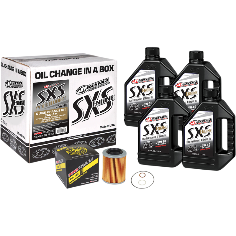 MAXIMA RACING OIL MAXIMA SXS KIT FULL SYNTHETIC 5W40