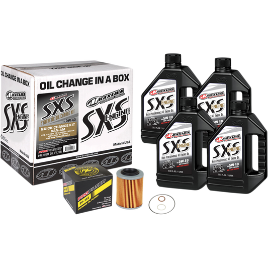 MAXIMA RACING OIL MAXIMA SXS KIT FULL SYNTHETIC 5W40