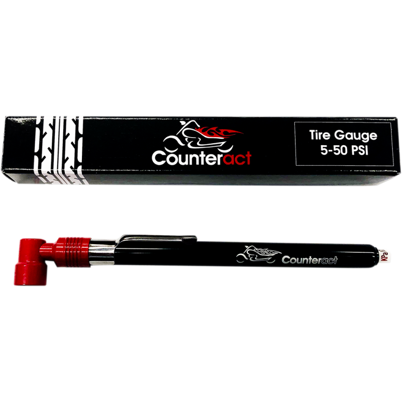 COUNTERACT TIRE PRESSURE GAUGE 5-50 PSI 900 (CASE = 10) TOOL