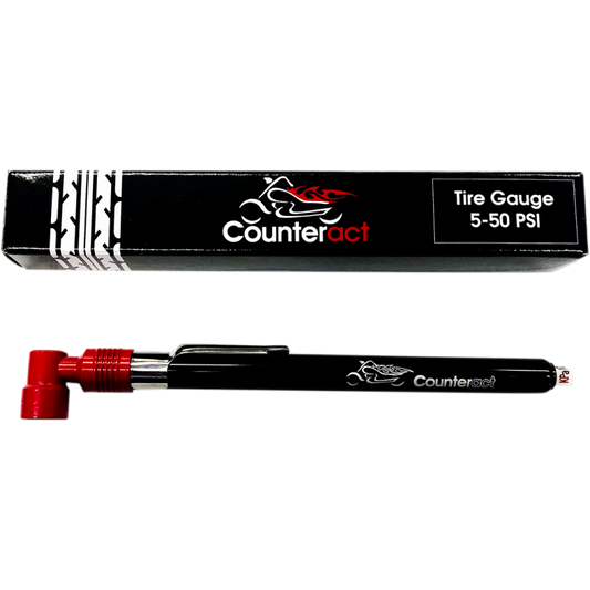 COUNTERACT TIRE PRESSURE GAUGE 5-50 PSI 900 (CASE = 10) TOOL