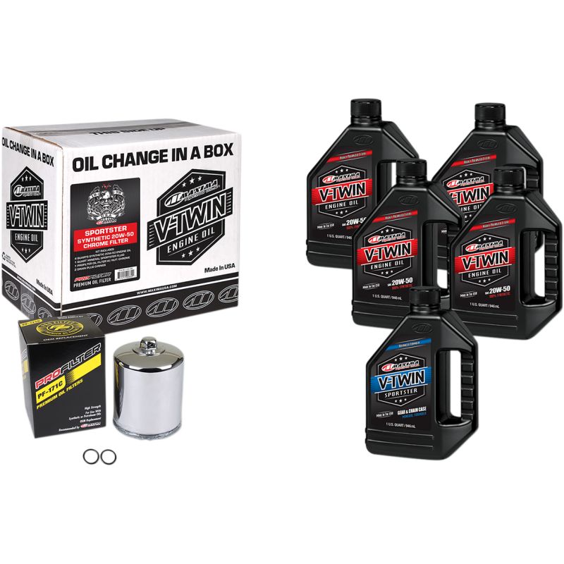 MAXIMA RACING OIL KIT OIL CHANGE SYN XL CHR