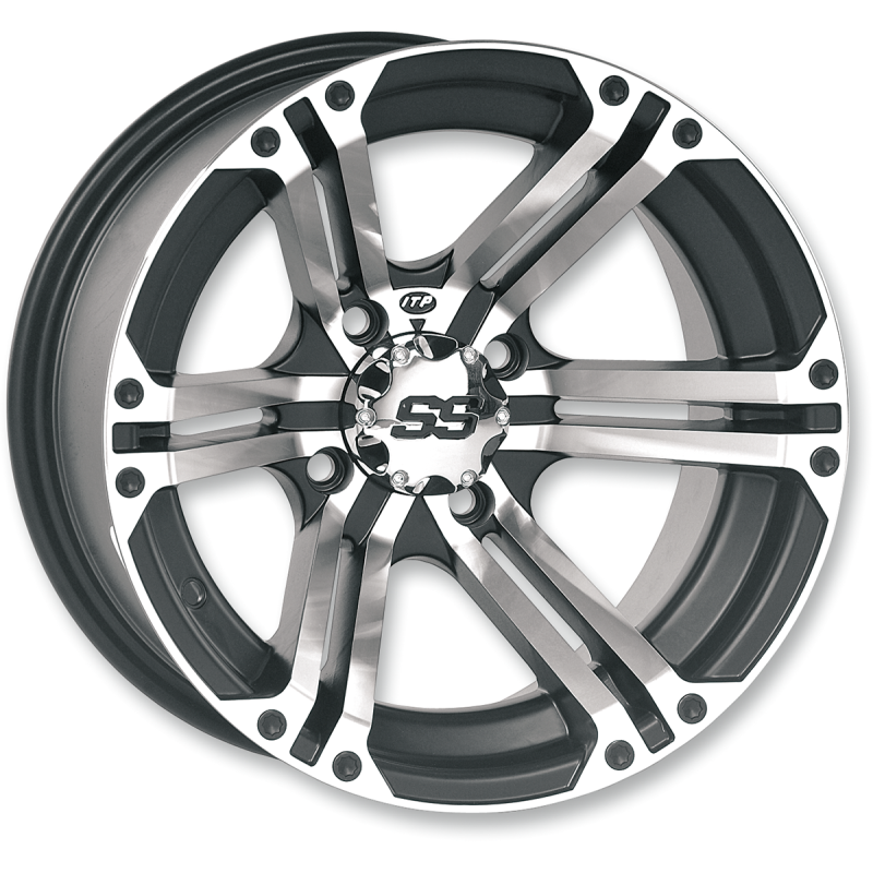 ITP SS212 ALLOY 14X8 4/156 5+3 MACH-BLACK